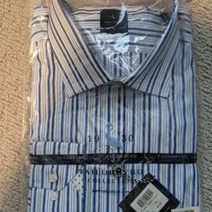 Men's Tailorbyrd Long Sleeve Button Down Shirt XL